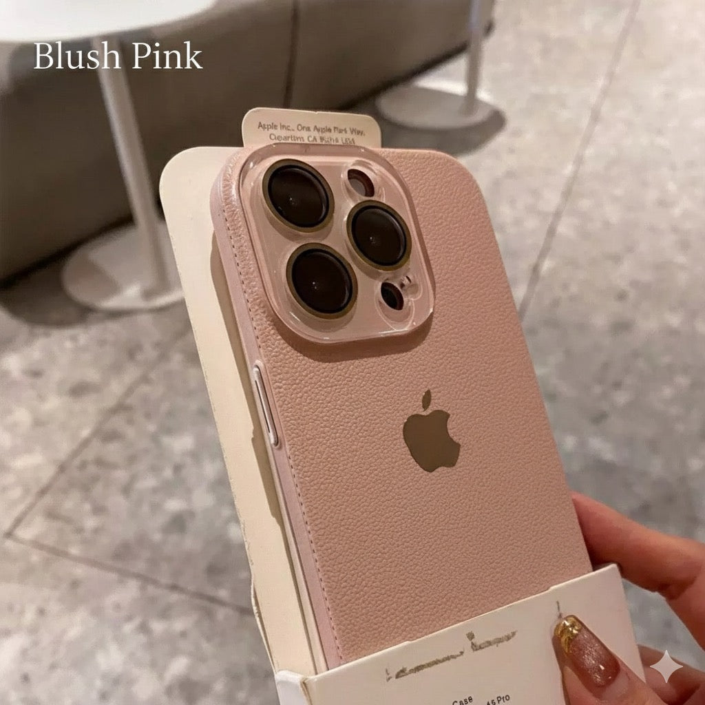 New INS-style lychee texture hard case for iPhone