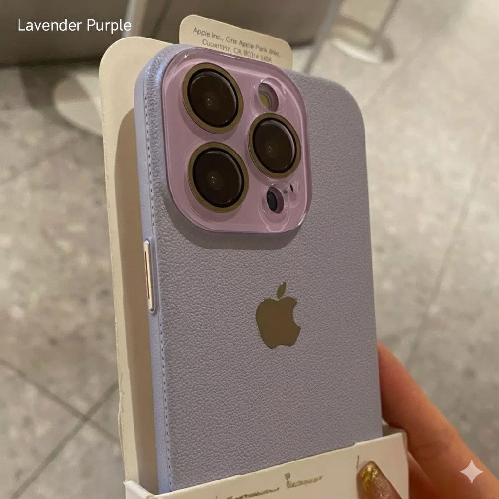 New INS-style lychee texture hard case for iPhone
