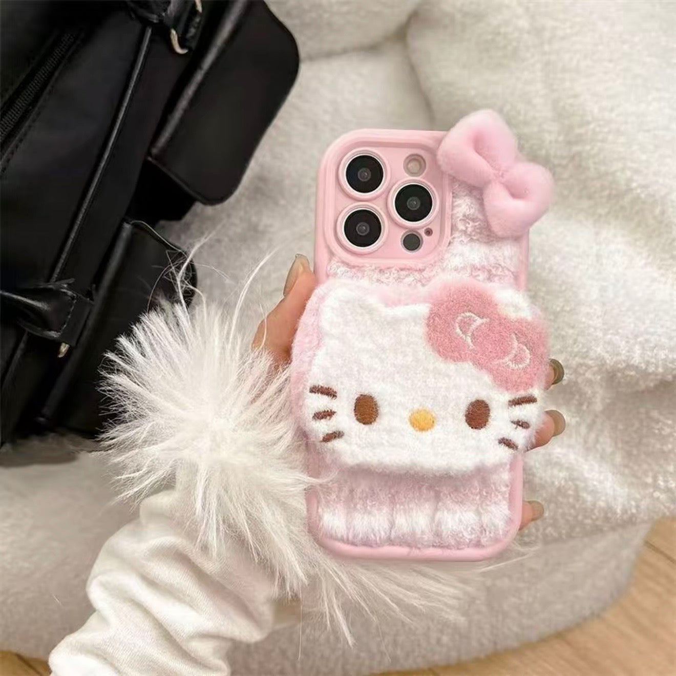 Fluffy iPhone 16 Pro Max phone case