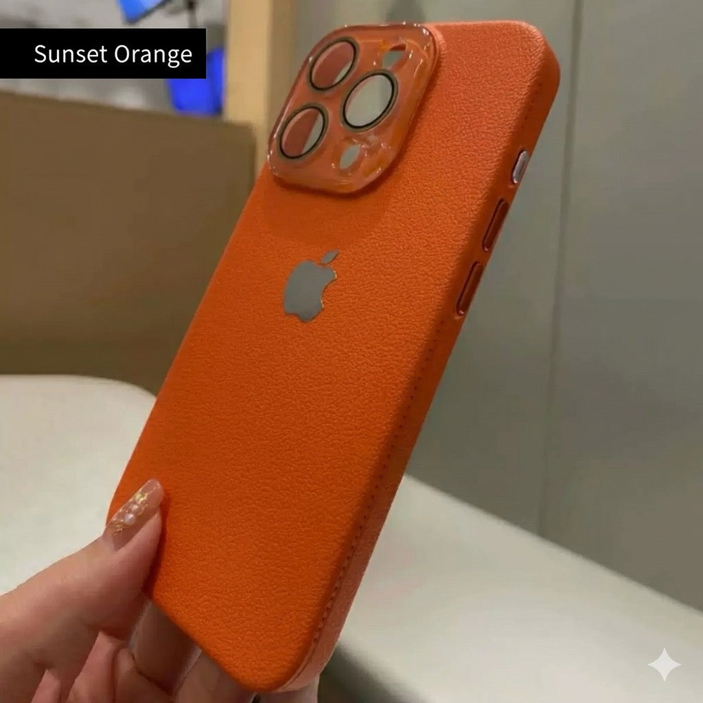 New INS-style lychee texture hard case for iPhone