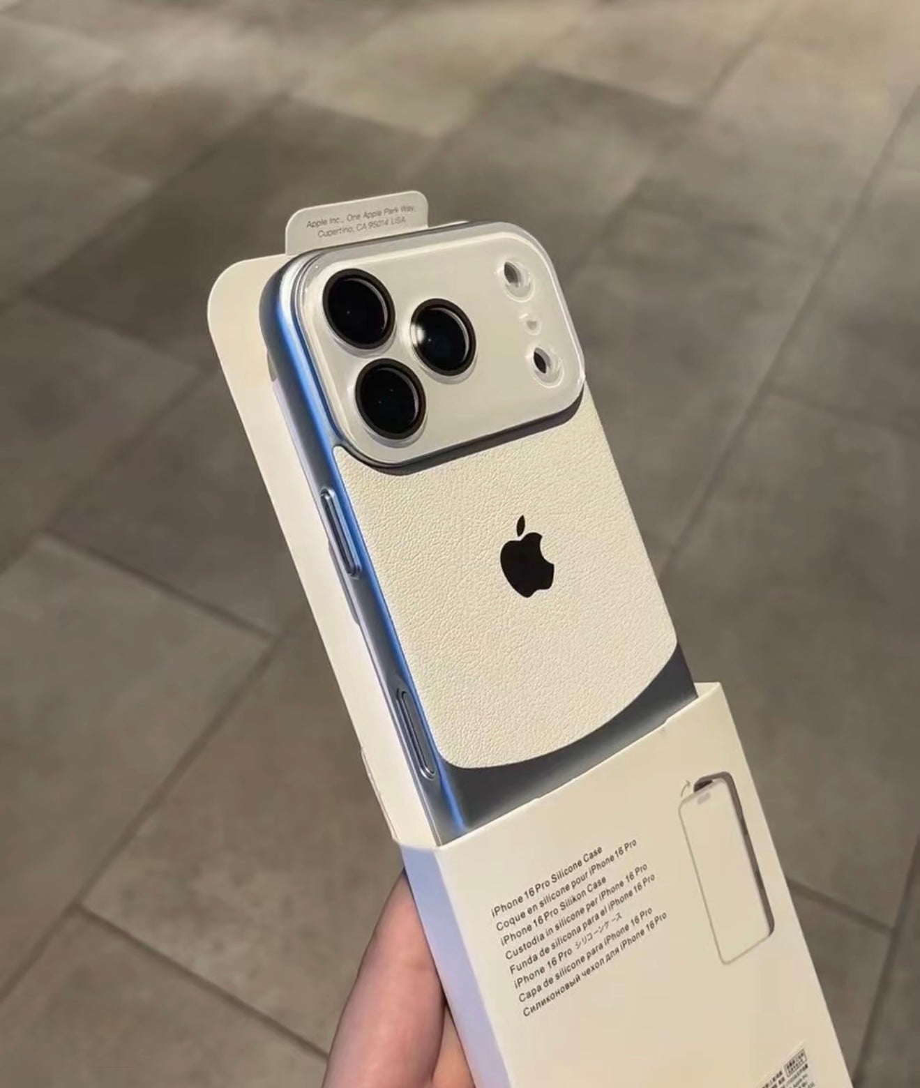 INS Premium Leather Texture Case for iPhone