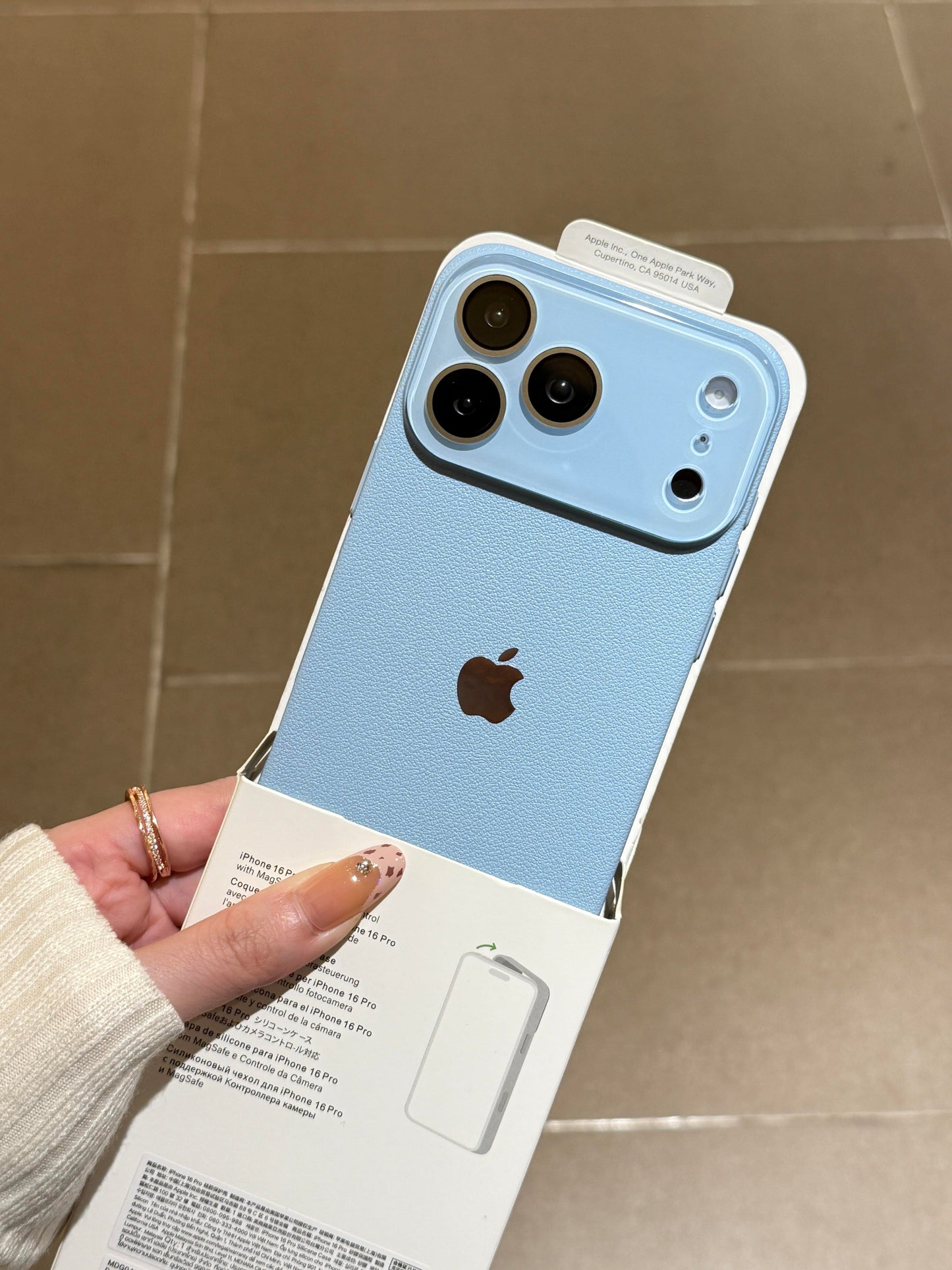 New INS-style lychee texture hard case for iPhone